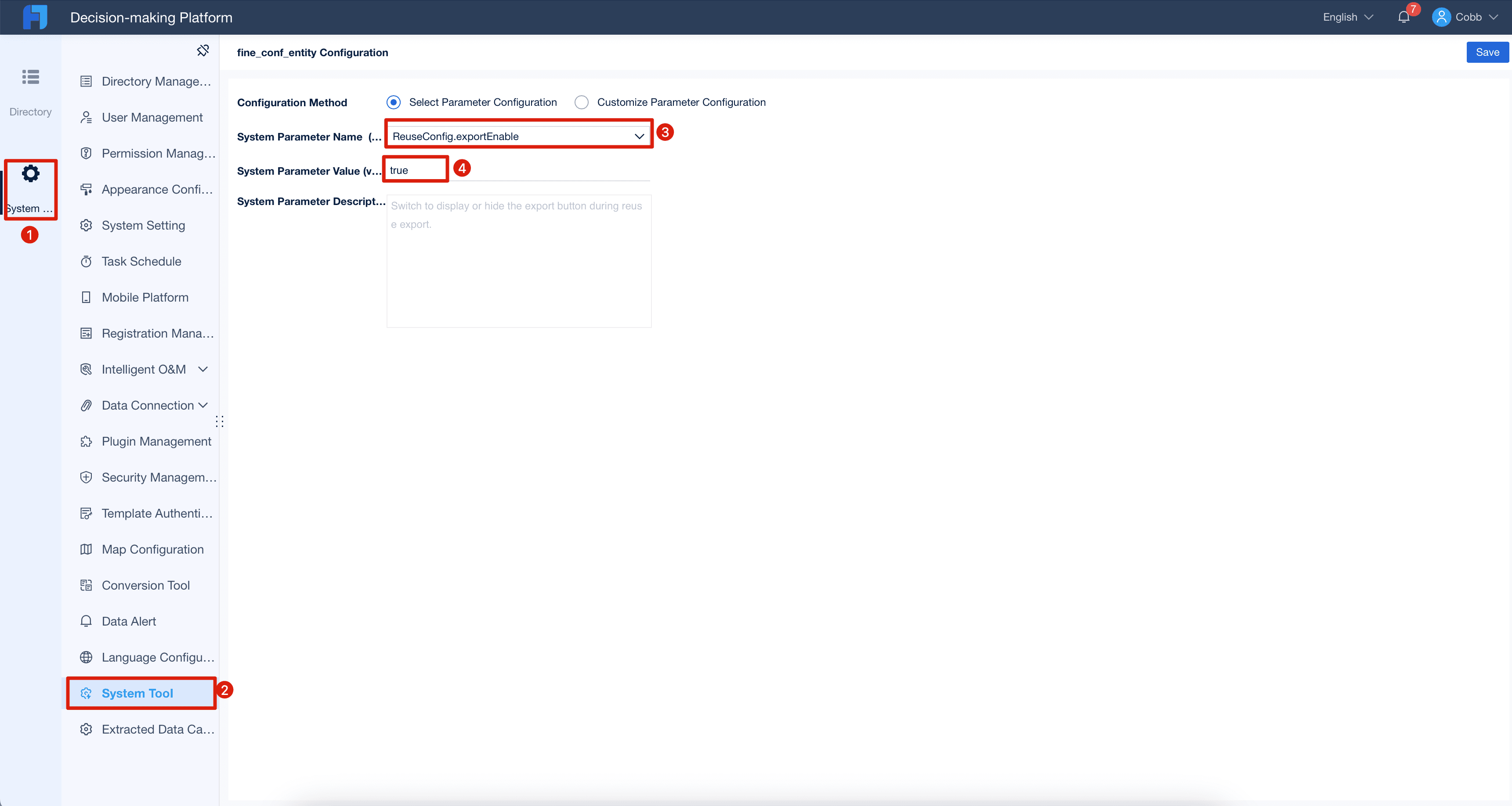 install fine_conf_entity plugin