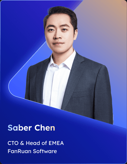 Saber Chen, CTO & Head of EMEA, FanRuan Software