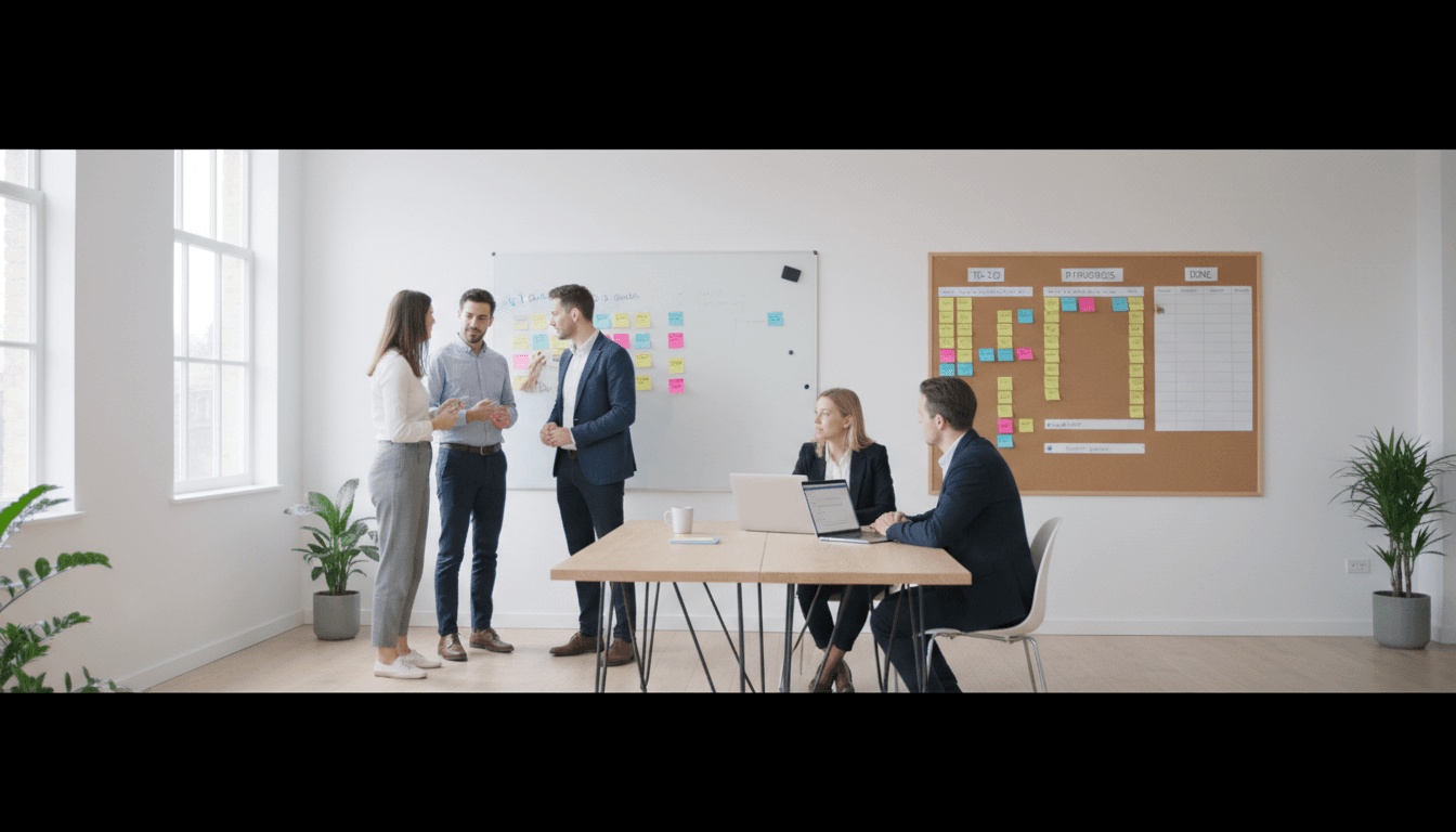 Visual lean workflow for a small team