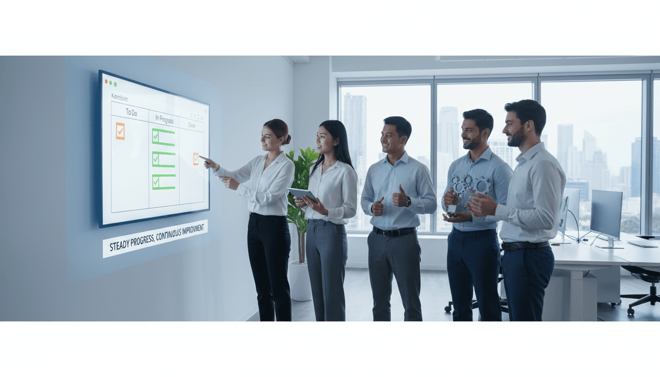 Small team retrospective and continuous improvement session