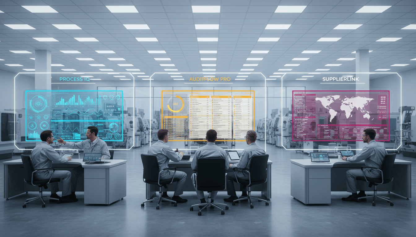 Manufacturing quality dashboards and plant-level quality workflows