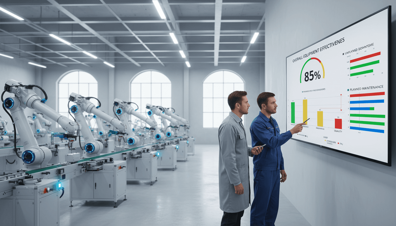 OEE dashboard and manufacturing loss analysis