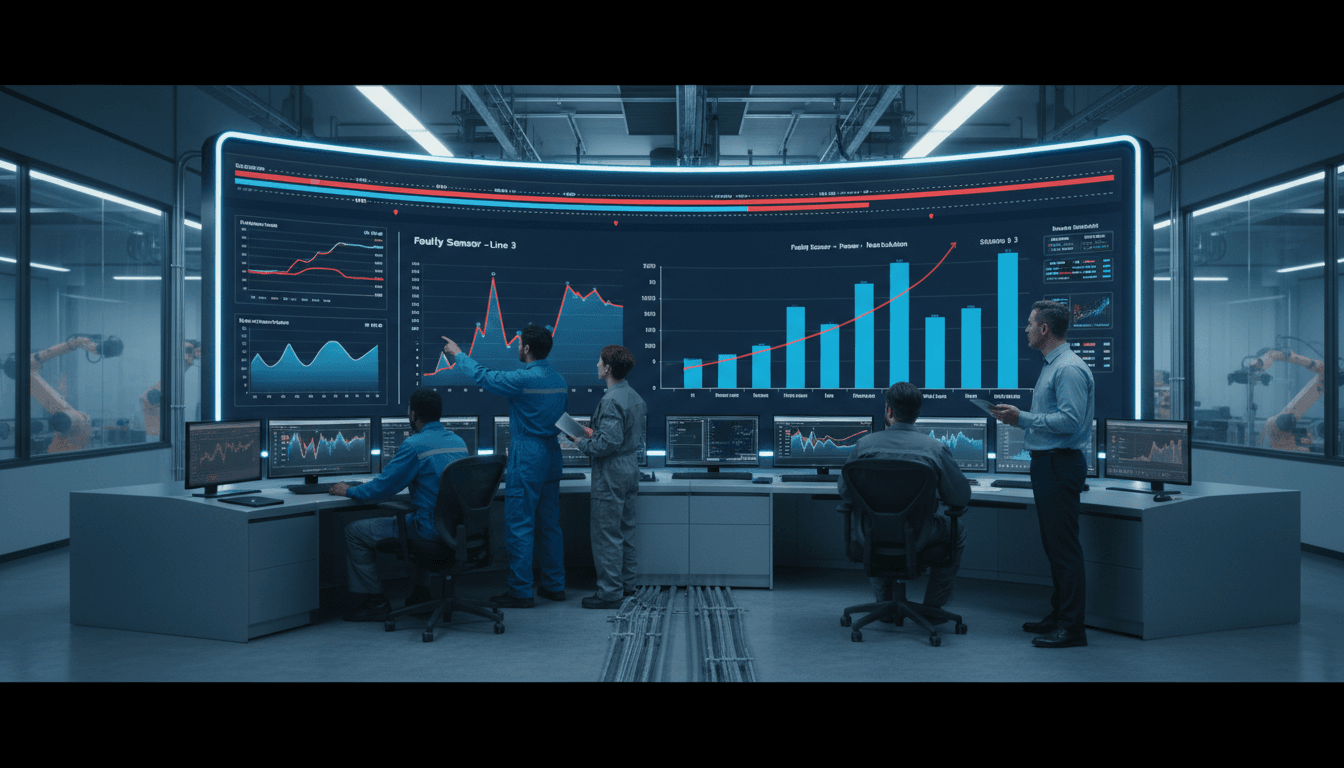 Factory trend reports and event drill-down analysis
